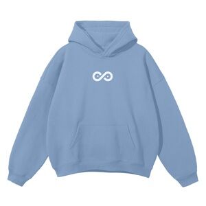 Blue Infinity Logo Hoodie
